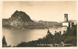 73365497 Lago Di Lugano Chiesa Di Castagnola E Monte San Salvatore Lago Di Lugan - Other & Unclassified