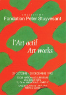 CPSM Paris-Publicité-La Fondation Peter Stuyvesant    L2893 - Advertising