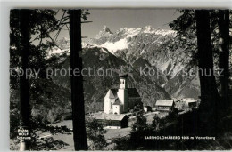 73365089 Vorarlberg Bartholomaeberg Kirche Vorarlberg - Autres & Non Classés