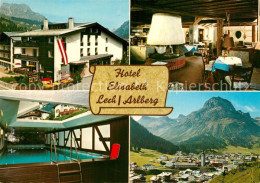 73365063 Lech Vorarlberg Hotel Elisabeth Gaststube Hallenbad Panorama Lech Vorar - Andere & Zonder Classificatie