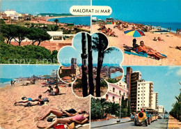 73364949 Malgrat De Mar Strandpartien Strassenbaehnle Malgrat De Mar - Otros & Sin Clasificación