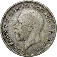 Grande-Bretagne, George V, 6 Pence, 1936, Argent, TB+, KM:832 - H. 6 Pence