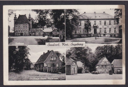 Ansichtskarte Seedorf Kr. Segeberg Gasthaus Hermann Hoffmann Landpoststempel - Otros & Sin Clasificación