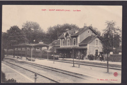 Ansichtskarte Saint Amour Bahnhof Chateu Jura Frankreich - Sonstige & Ohne Zuordnung