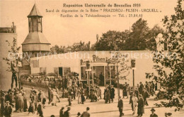 73364208 Exposition Bruxelles 1935 Stand De Degustation De La Biere Prazdroj Pil - Otros & Sin Clasificación