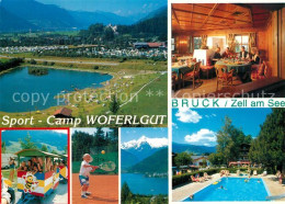 73363808 Bruck Grossglocknerstrasse Sportcamp Woferlgut Badesee Tennis Swimming  - Autres & Non Classés