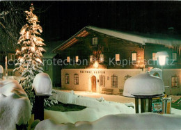 73363767 Haus Steiermark Alpengasthof Pension Reiter Zur Weihnachtszeit Nachtauf - Altri & Non Classificati