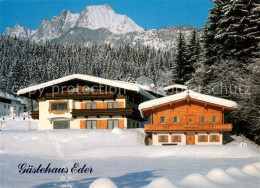 73363685 St Johann Tirol Gaestehaus Eder Winterlandschaft Alpen St Johann Tirol - Autres & Non Classés