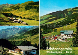 73363679 Wildschoenau Tirol Schoenangeralm Jausenstation Landschaftspanorama Wan - Autres & Non Classés