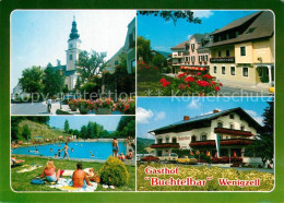 73363674 Wenigzell Ortsmotiv Mit Kirche Gasthaus Buchtelbar Freibad Wenigzell - Altri & Non Classificati