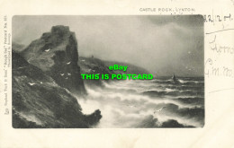 R613548 Castle Rock. Lynton. Tuck. Rough Sea Postcard No. 857. 1901 - Monde