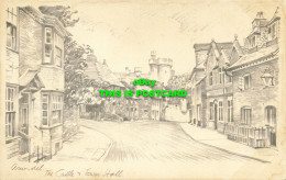 R613030 Arundel. Castle And Town Hall. Pencil Sketch Reproduction - Monde
