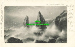 R613549 West Coast. Sark. Tuck. Rough Sea Postcard No. 1500. 1901 - Monde