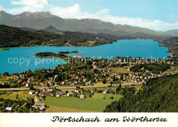 73363611 Poertschach Woerthersee Panorama Mit Karawanken Fliegeraufnahme Poertsc - Andere & Zonder Classificatie
