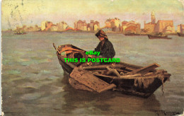 R613564 A. Bunge. Boat. Painting. Serie 376. 1906 - Monde