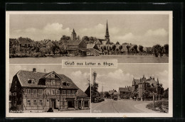 AK Lutter / Barenberge, Ortsblick, Geschäfthaus Hermes Und Markt  - Other & Unclassified