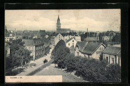 AK Hamm / Westfalen, Totalansicht Mit Kirche  - Hamm