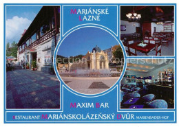 73363357 Marianske Lazne Restaurant Marianskolazensky Dvur Maxim Bar Singende Fo - Czech Republic