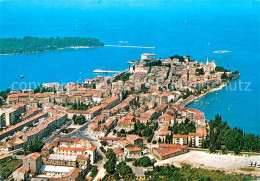 73363102 Porec Altstadt Landzunge Fliegeraufnahme Porec - Kroatië