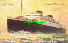 R613646 M. V. Georgic. Cunard White Star. Walter Thomas. Britains Largest Motor - Monde