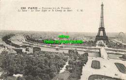 R613652 230. Paris. Panorama Pris Du Trocadero. La Seine. La Tour Eiffel Et Le C - Monde