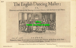 R613670 167. Title Page Of First Edition Of Playfords Dancing Master. British Mu - World