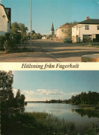 73362117 Fagerhult Hauptstrasse Mit Blick Zur Kirche Uferpartie Am Wasser Fagerh - Zweden