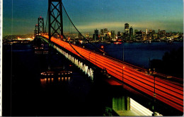 5-5-2024 (4 Z 13) USA - Bay Bridge At Night (San Francisco) - Brücken