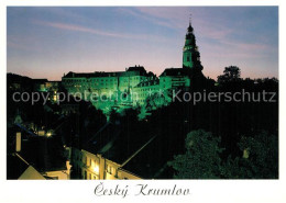 73361993 Cesky Krumlov Zamek Schloss Nachtaufnahme Cesky Krumlov - Tchéquie