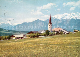 73361981 Patsch Ortsansicht Mit Kirche Martinswand Karwendelgebirge Patsch - Autres & Non Classés