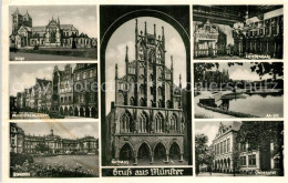 73361584 Muenster Westfalen Dom Friedensaal Universitaet Schloss Principalmarkt  - Münster