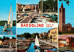 73361469 Bardolino Lago Di Garda Hafen Segelboot Kirche Bardolino Lago Di Garda - Sonstige & Ohne Zuordnung