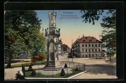 AK Freiberg / Sachsen, Schwedendenkmal Gegen Die Peterstrasse  - Freiberg (Sachsen)