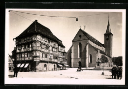 AK Mosbach / Baden, Palmsches Haus Und Kirche  - Mosbach
