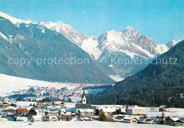 73361385 Oberolang Pustertal Gesamtansicht Mit Alpenpanorama Im Winter Oberolang - Sonstige & Ohne Zuordnung