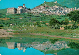 73361288 Assisi Umbria La Città Si Specchia Nelle Acque Del Tescio Assisi Umbria - Sonstige & Ohne Zuordnung