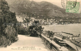 73361095 Monte-Carlo Vue Prise Des Jardins Vers Le Moulins Monte-Carlo - Sonstige & Ohne Zuordnung