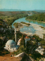 73360815 Pocitelj Moschee Fliegeraufnahme Pocitelj - Bosnie-Herzegovine