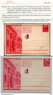 R.S.I. - C.P. "Opere Del Regime" Cent. 75 + 75 - Non Emessa N. C 111/3 - Stamped Stationery