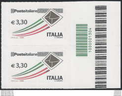 2009 Italia Lettera € 3,30+codice A Barre MNH Unif. 3199cb - Andere & Zonder Classificatie