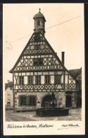 AK Külsheim / Baden, Rathaus Mit Brunnen  - Baden-Baden