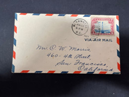 5-5-2024 (4 Z 14) VERY OLD USA To California Washington DC Letter (posted 1929) - Cartas & Documentos