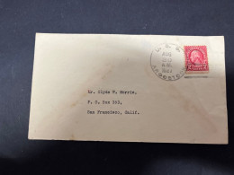 5-5-2024 (4 Z 14) VERY OLD USA To California - USS Arrostock Letter (posted 1927) - Brieven En Documenten