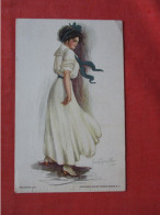 BEAUTIFUL WOMAN GLAMOUR PEARLE EUGENIA FIDLER ARTIST SIGNED    Ref 6401 - Fashion