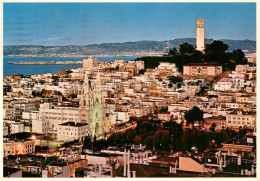 73705425 San_Francisco_California Historic Telegraph Hill And Famous Coit Tower  - Autres & Non Classés