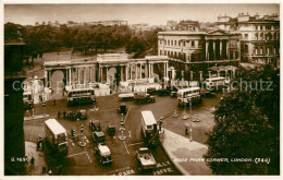 73317779 London Hyde Park Corner Valentines Postcard Doppeldeckerbus - Other & Unclassified