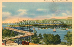 73316513 Winona_Minnesota Mississippi High Bridge - Andere & Zonder Classificatie