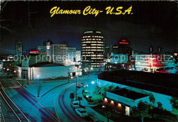 73302472 Hollywood California Glamour City Hollywood And Vine Area At Night Holl - Andere & Zonder Classificatie