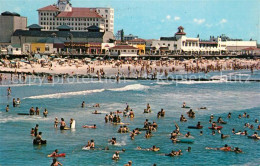 73300420 Ocean_City_New_Jersey Panoramic View Of Ocean Beach And Skyline - Otros & Sin Clasificación