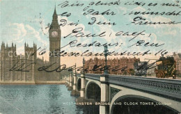 73300074 London Westminster Bridge And Clock Tower - Autres & Non Classés
